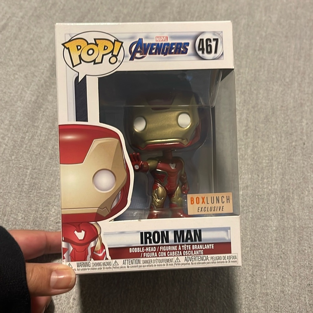 Funko Pop Marvel Avengers Iron Man 467 Box Lunch Exclusive